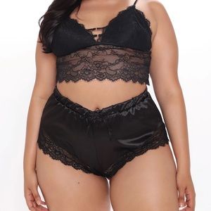 Dream Of Me Lace 2 Piece PJ Set -Fashion Nova